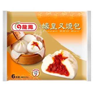 【鮮食家任選】龍鳳FC冷凍蠔皇叉燒包(6入-600g/包)