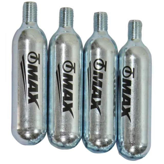 【omax】CO2鋼瓶4入+鋼瓶轉接頭1入+鋼瓶防凍護套1入(速)