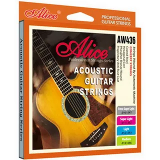 【Alice】AW436-SL 進口民謠吉他套弦(11-52)