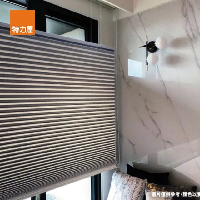 【特力屋】Sunline 上下開型蜂巢簾 120X165 全遮光 灰