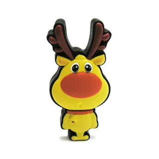 【Xebe集比】聖誕麋鹿造型造型隨身碟16GB(造型USB送禮學生必備)
