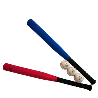 【Macro Giant 名將】27吋球棒套組+3顆棒球(顏色隨機)