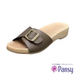 【PANSY】可調節皮帶女外出拖鞋(6922)