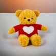 【歐比邁】愛心玫瑰熊 25吋 64CM(熊 熊娃娃 熊玩偶 1025018)