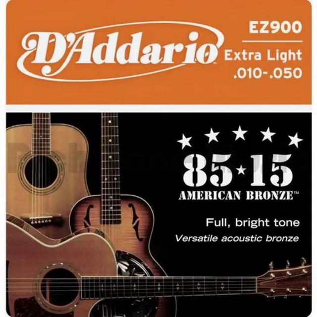 【D’Addario】EZ900 民謠吉他套弦(10-50)