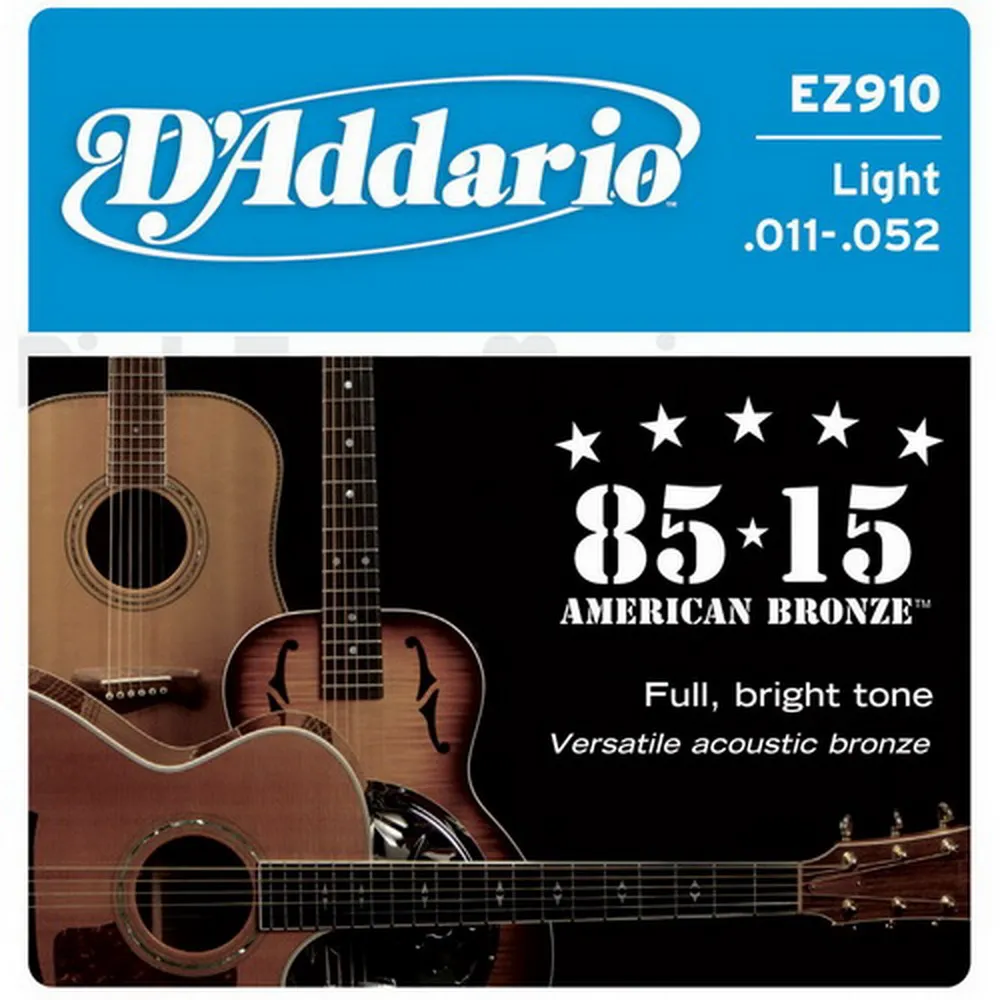 【D’Addario】EZ910 民謠吉他套弦(11-52)