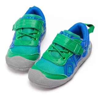 【Dr. Apple 機能童鞋】出清特賣x大童雙色漸層透氣運動鞋(綠)