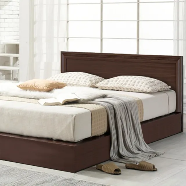 【樂和居】畢斯特三件式5尺雙人房間組2色可選(床頭片+床墊+床底)