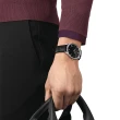 【TISSOT 天梭】官方授權 Tradition 羅馬薄型石英錶-黑 送行動電源(T0634091605800)