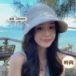 【QIDINA】日系百搭遮陽大帽簷華夫格鴨舌帽-I(遮陽帽 防曬帽子女 棒球帽 漁夫帽)