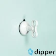 【dipper】強力吸盤壁掛-中(白色)