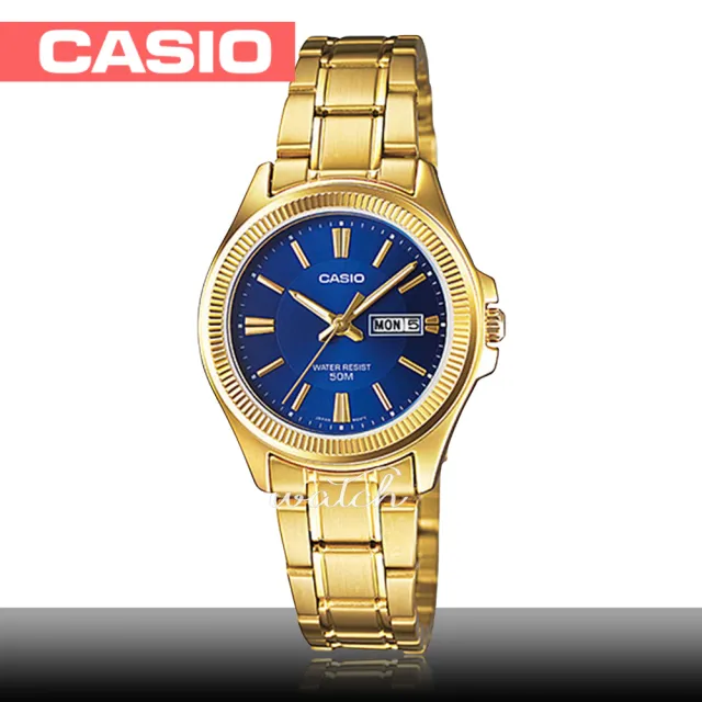 【CASIO 卡西歐】送禮首選_不鏽鋼錶帶_生活防水_礦物玻璃_氣質女錶(LTP-E111GB)