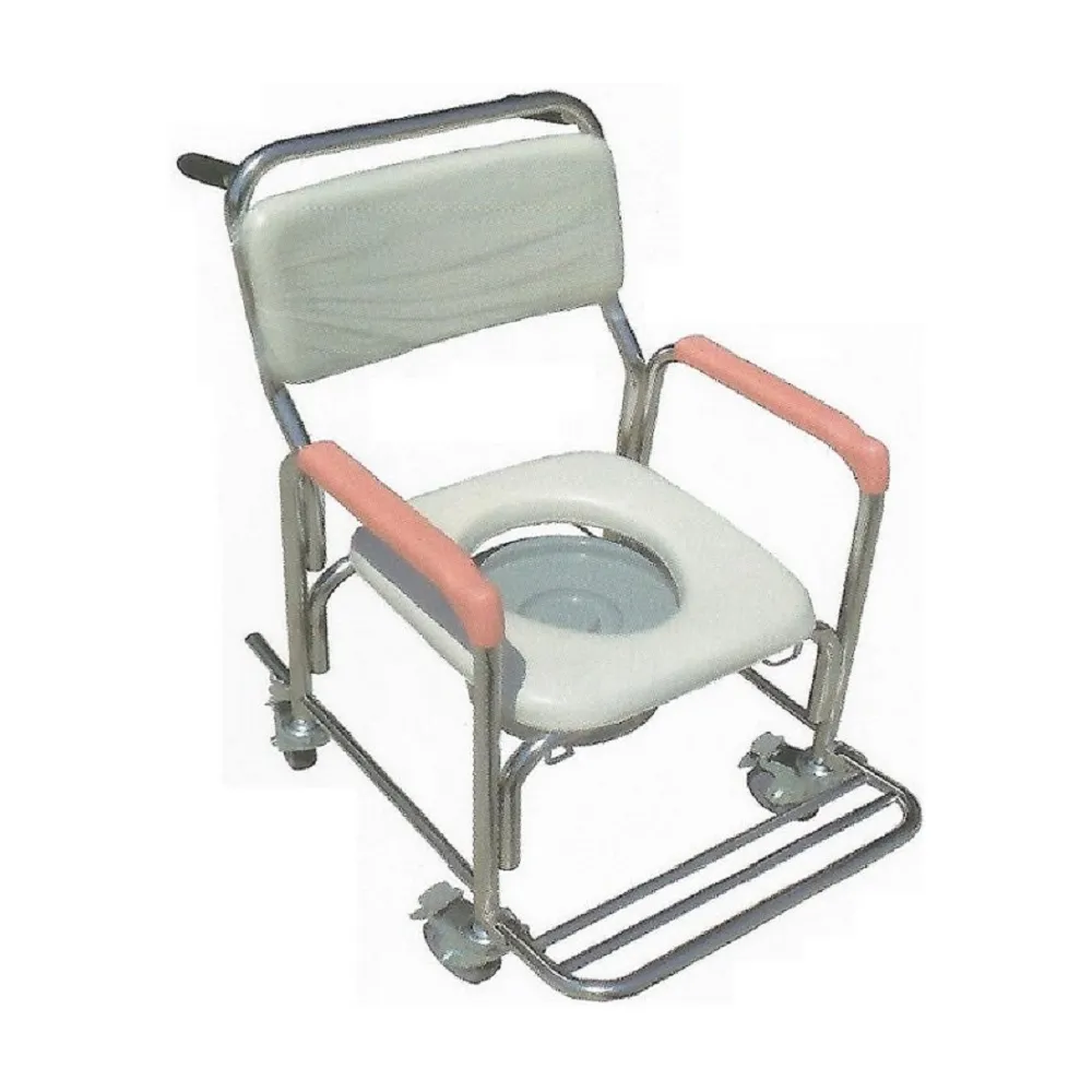 【海夫健康生活館】富士康 不銹鋼 洗澡 便盆 兩用椅
