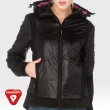 【SAMLIX山力士】PRIMALOFT女輕量化防潑水保暖外套#38611(黑色.紫色)