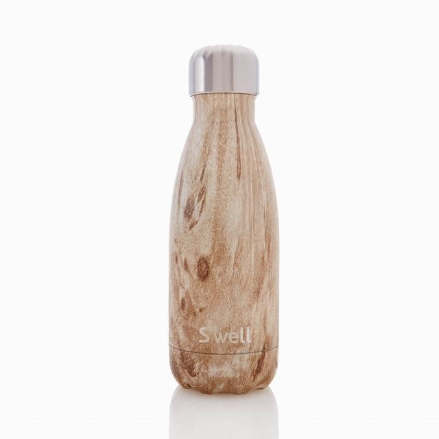 【S’well】Blonde Wood-9oz-美國時尚不鏽鋼保冷.保溫瓶260ml(WOOD COLLECTION)