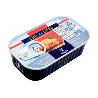 【冰島】鱈魚肝-藍鐵罐120g