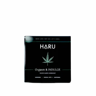 【HARU 含春】大麻熱感潤滑液隨身片6入組(ORGASM + INDULGE)
