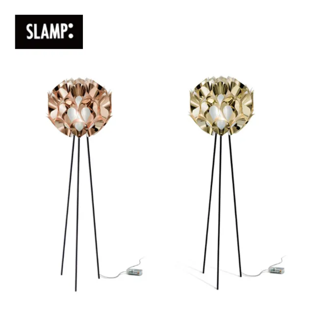 【SLAMP】FLORA立燈-玫瑰金/金