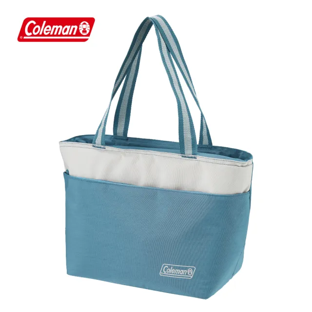 【Coleman】15L保冷手提袋 / 薄霧藍 / CM-38951(保冷袋 保冰袋 保鮮袋)