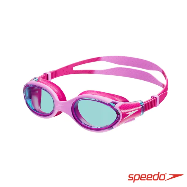 【SPEEDO】兒童運動泳鏡 Biofuse 2.0(電光粉/藍)