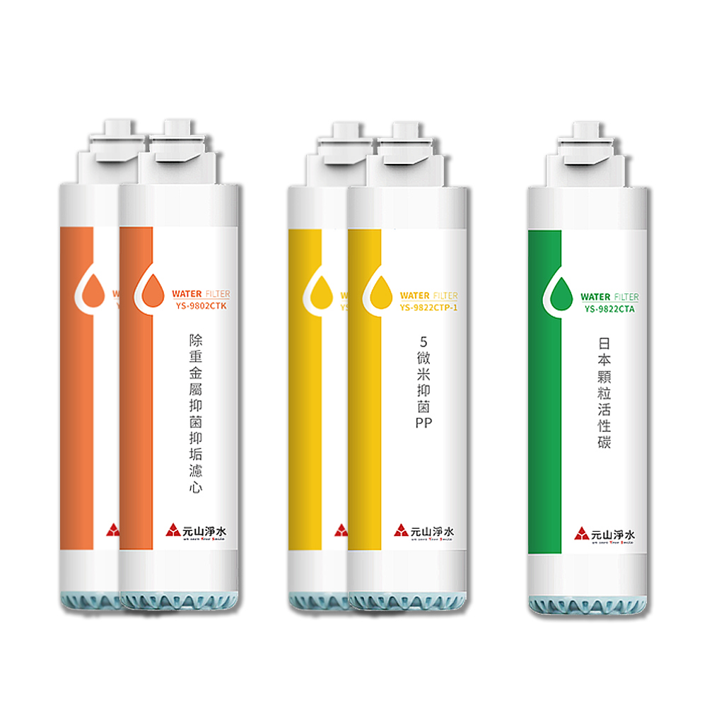 【元山】一年份五入盒裝濾心組 YS-9803CT(濾心)