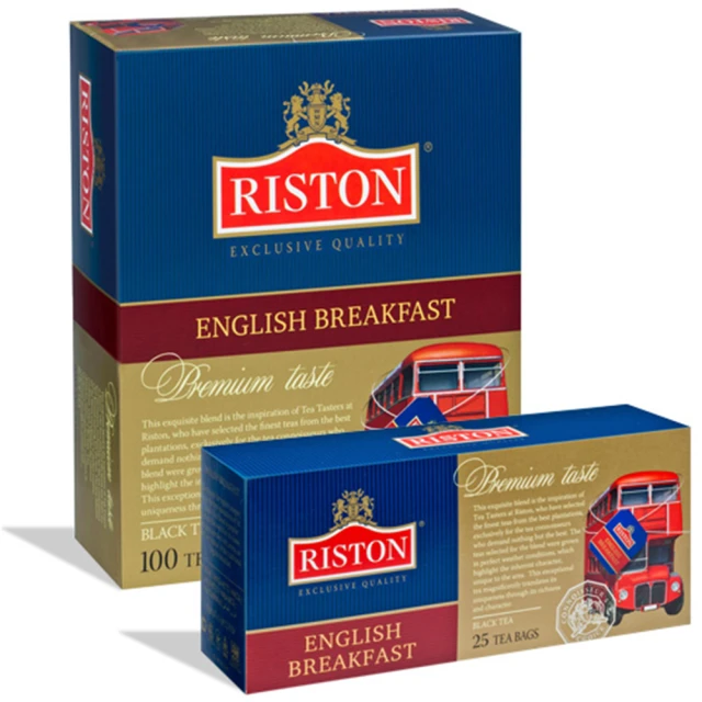 【瑞斯頓Riston】英式早餐茶2g*25入