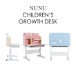 【E-home】努努多功能可升降兒童成長桌+沐沐成長椅組-桌寬100cm(兒童書桌 升降桌 書桌)