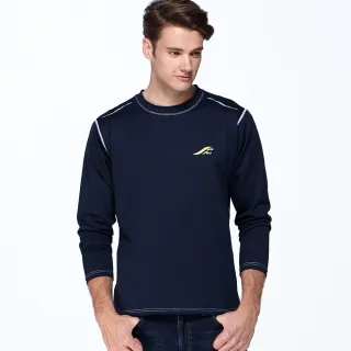 【聖手牌】Ｔ恤丈青色系圓領長袖Ｔ恤(T26520-02)