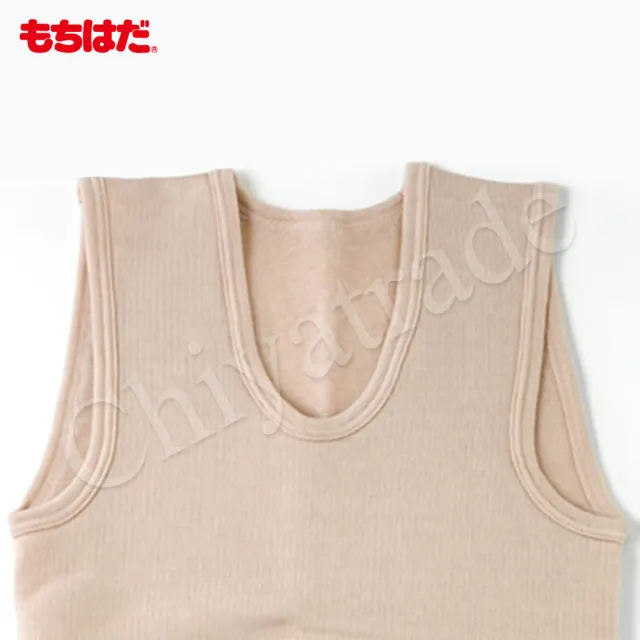 【HOT WEAR】日本製 機能高保暖 輕柔裏起毛羊毛無袖背心-衛生衣背心 發熱衣 男(M-LL)