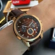 【MASERATI 瑪莎拉蒂】MASERATI手錶型號R8871621004(古銅色錶面玫瑰金錶殼咖啡色真皮皮革錶帶款)