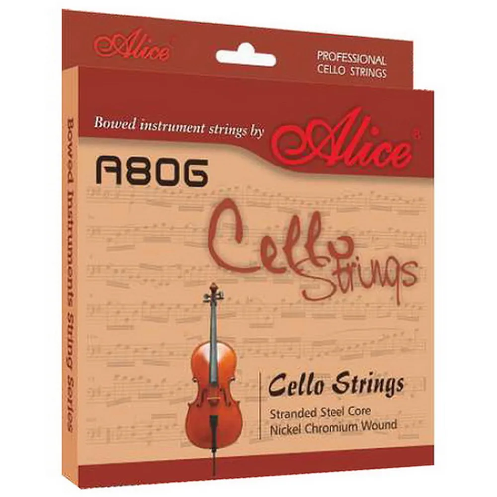 【Alice】A806 大提琴套弦(進口高碳鋼絲繩芯/鎳鉻合金纏弦)