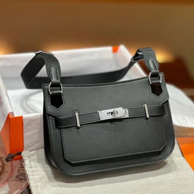 【巴黎精品】雙11 現貨+預購 真牛皮側背包真皮革單肩背包托特包手提包隨身女包包(百搭撞色鎖扣斜背6色a1bl1
