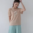 【PINK NEW GIRL】性感小露肩蕾絲字母繡短袖上衣 L4307HD(2色)