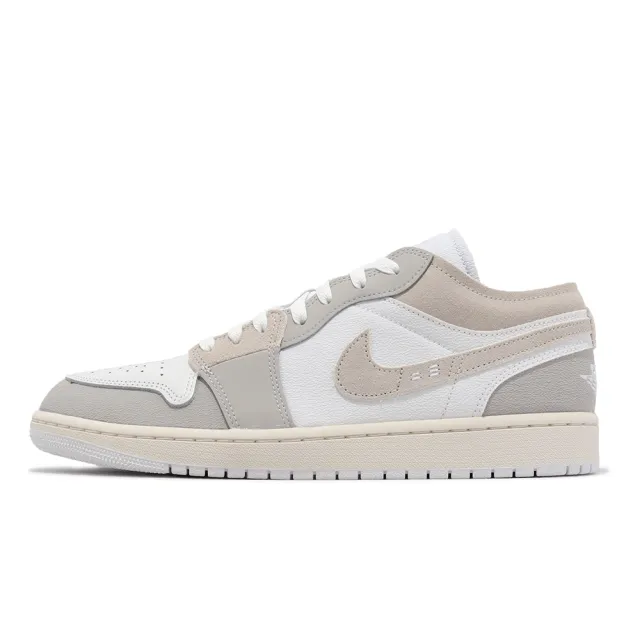 NIKE 耐吉】Air Jordan 1 Low SE CRAFT 男鞋Tech Grey AJ1 燕麥灰休閒