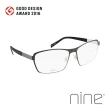 【nine 眼鏡】丹麥設計日本手工製造 EDGE系列光學眼鏡-(灰綠 EDGE 2237 ARM)