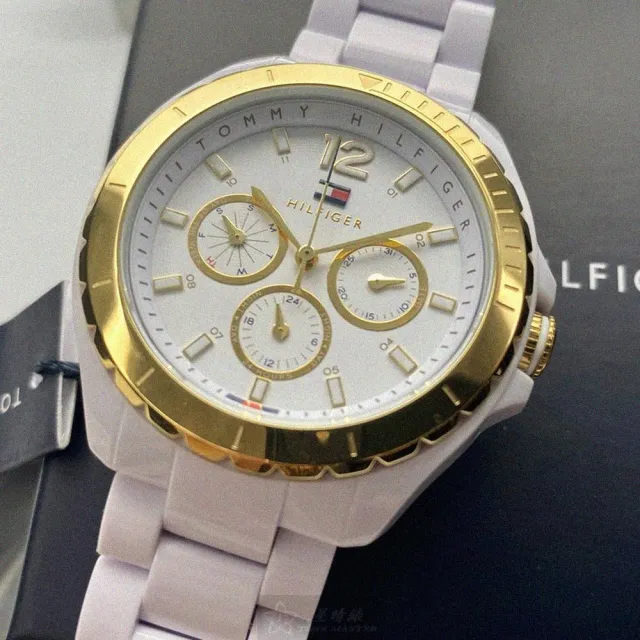 【Tommy Hilfiger】TommyHilfiger手錶型號TH00015(白色錶面白錶殼白樹脂錶帶款)