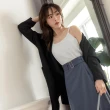 【OB 嚴選】純色質感珠光圓領細肩吊帶背心 《AB16926》