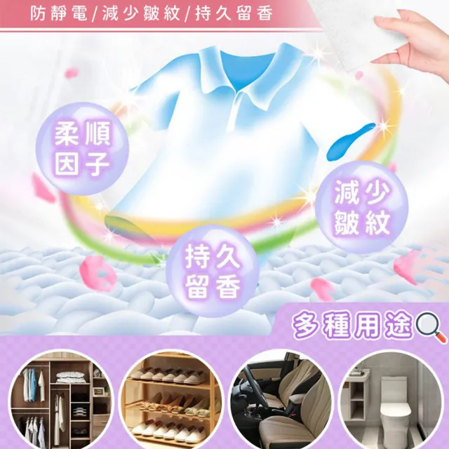 【DREAMCATCHER】烘衣防靜電紙 40片/盒(烘衣柔順紙 烘衣片 去靜電紙 柔☆香衣☆ 烘衣香衣片)