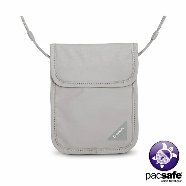 【Pacsafe】COVERSAFE X75 RFID 安全貼身掛頸暗袋(灰色)