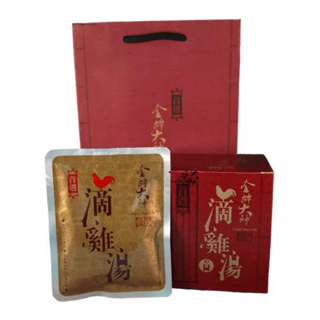 【金牌大師 滴雞精】1盒入 CP值高 金牌大師 滴雞精(10包/盒)