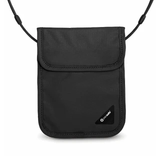【Pacsafe】COVERSAFE X75 RFID 安全貼身掛頸暗袋(黑色)