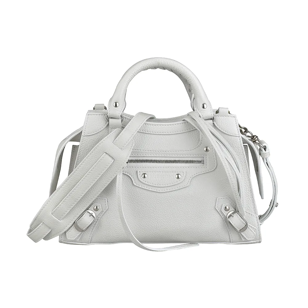 Balenciaga city white hot sale