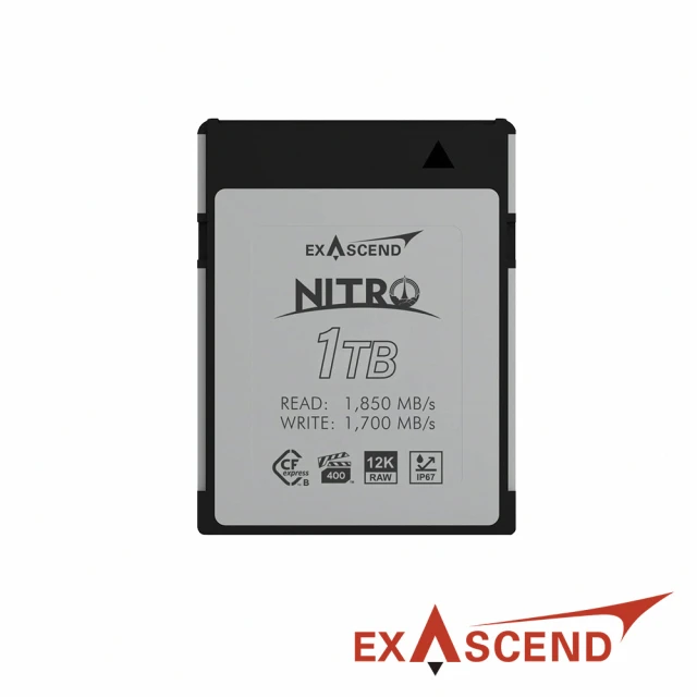 【Exascend】Nitro CFexpress Type B 1TB 高速記憶卡(正成公司貨)