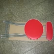 【BROTHER 兄弟牌】丹堤有背折疊椅-紅色 1 張/箱(兄弟牌折疊椅)