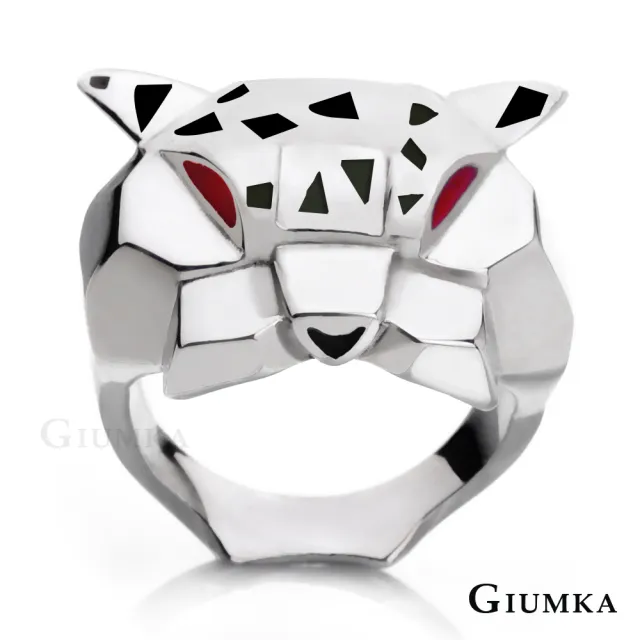 【GIUMKA】純銀戒指．獵豹．男性．新年禮物(銀色)