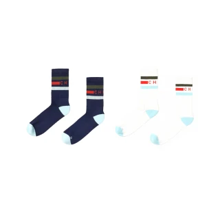 【CHPT3】Essential Tube Socks 中筒襪 海軍藍/白色(B6C3-TSX-XXLXLN)