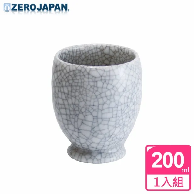 【ZERO JAPAN】冰裂之星杯200cc(白瓷)