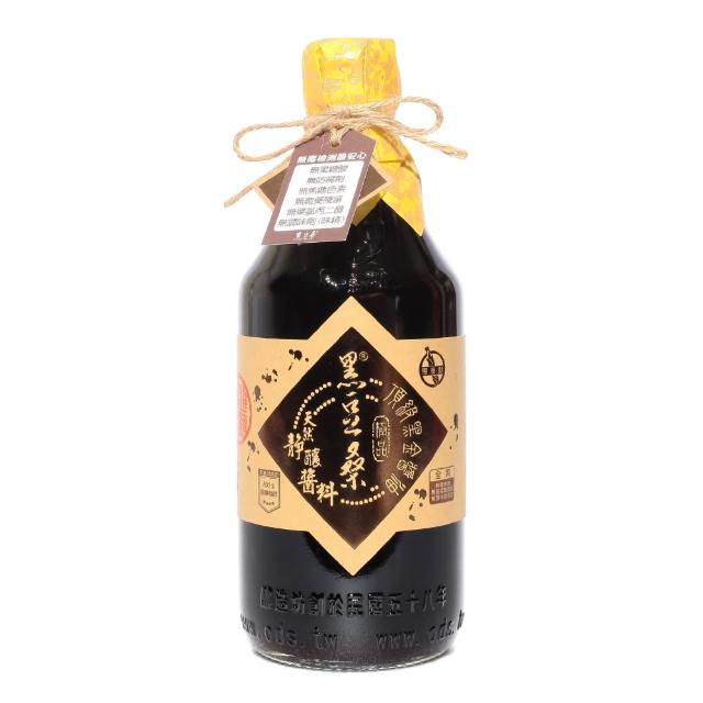 【黑豆桑】天然極品頂級黑金醬油x 1瓶(黑金醬油 550ml)