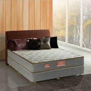 【aie享愛名床】竹碳+羊毛+記憶膠二線獨立筒床墊-雙人加大6尺(實惠型)