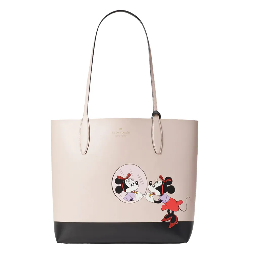 【KATE SPADE】迪士尼聯名皮革雙面托特包